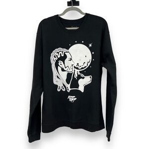 Riff Raff Jodie High Roller Black Men's Large Crewneck Pullover Sweatshirt